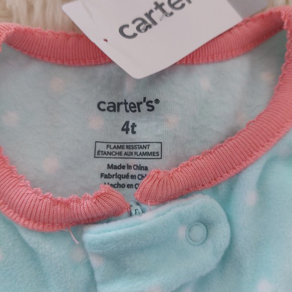 3/$25 Carter Girl Footie Pajamas - Picture 6 of 6